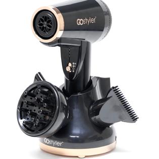 New Go Styler Cordless Hair Dryer Zabelle Incl 4 Accessories Rechargeable