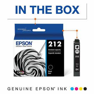 T212120-S Original Epson 212 Ink Cartridge Black WorkForce XP-4100 XP ...
