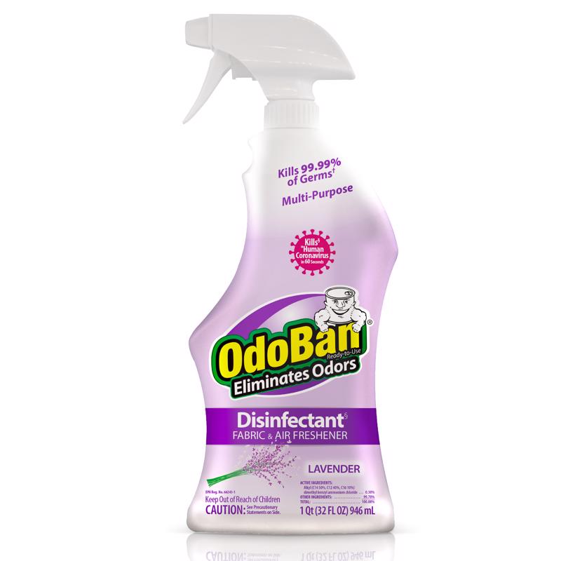 OdoBan Lavender Scent Disinfectant Fabric & Air Freshener 1 qt