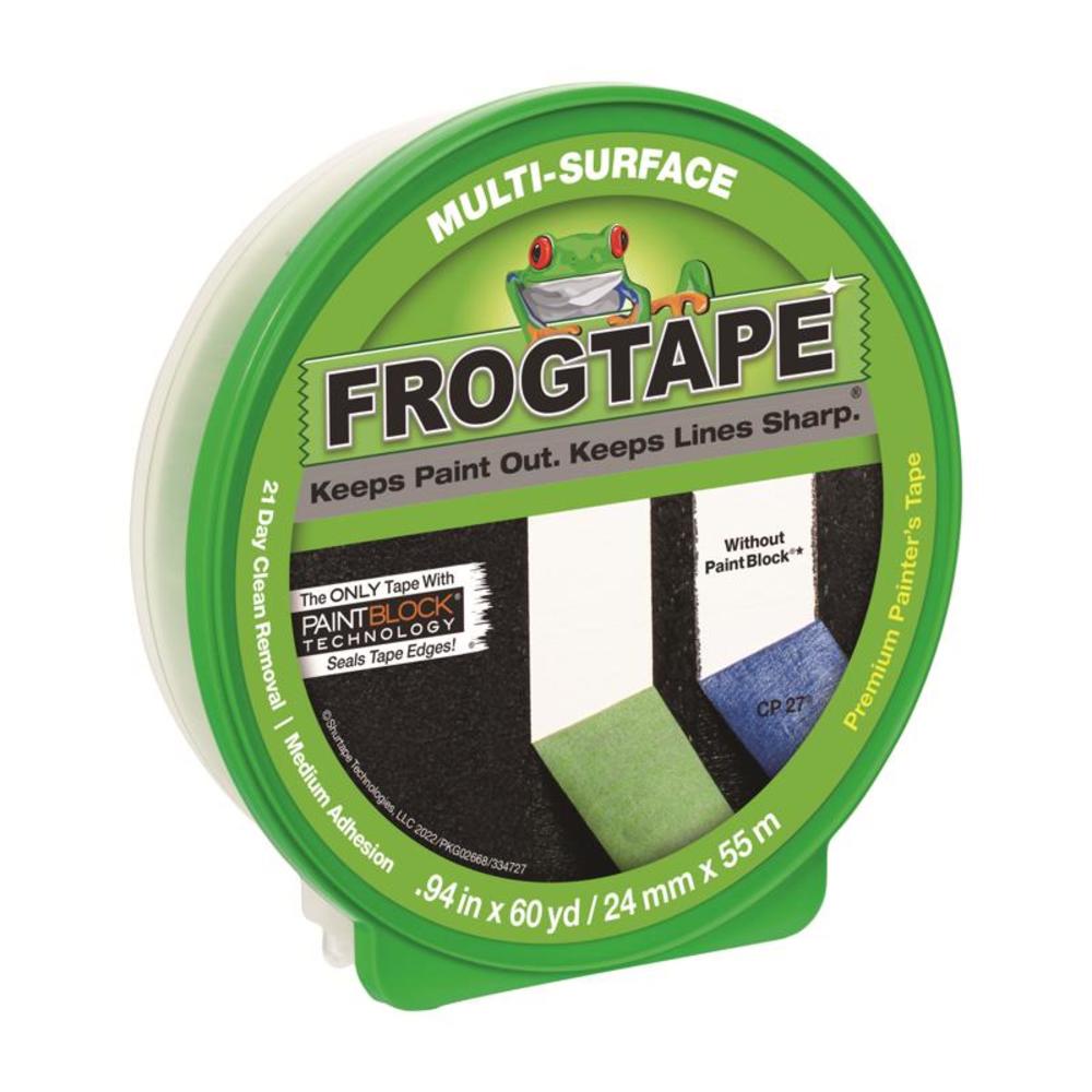 Frog Tape FrogTape 0.94 in. W X 60 yd L Green Medium Strength Painter's Tape 1 pk