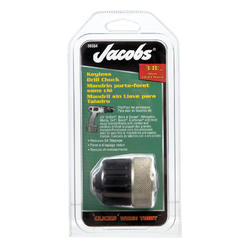 Jacobs 30354 Jacobs Drill Chuck,Keyless,Steel,3/8 In,3/8-24 30354