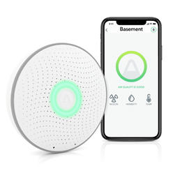Airthings Wave (2nd Gen) - Smart Radon Detector with Humidity & Temperature sensor â?? Easy-to-Use â?? Accurate â?? No Lab
