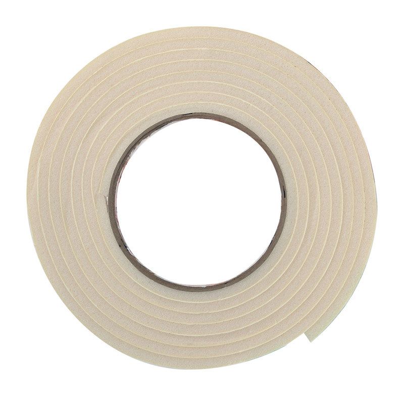 Frost King White Rubber Foam Weather Seal For Doors and Windows 10 ft. L X 0.19 in.