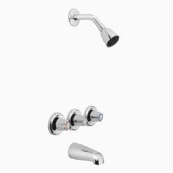 OakBrook Essentials 3-Handle Polished Chrome Tub and Shower Faucet