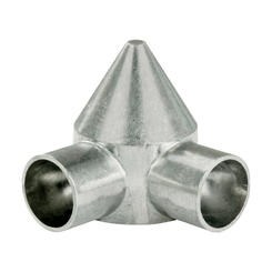 YARDGARD Midwest Air Technologies Midwest Air Tech 328567C Midwest Air Tech 2-Way Bullet 2-3/8 in. Aluminum Cap 328567C
