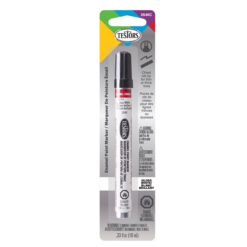 Testor's Testors Gloss White Enamel Paint Marker 0.33 oz