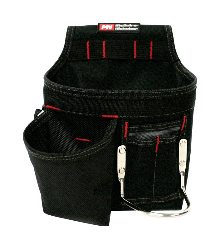 McGuire Nicholas McGuireNicholas Polyester Tool Pouch 6 pocket Black 1 pc