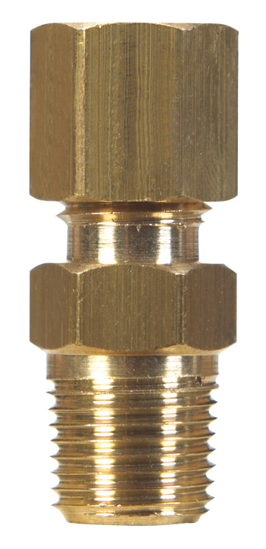 JMF Company 3/8 in. Compression X 1/2 in. D Male Brass Connector