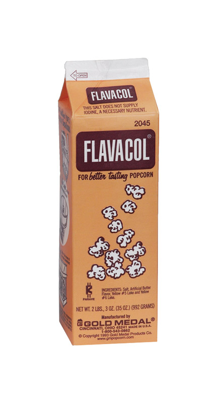Gold Medal Flavacol Original Popcorn Salt 35 oz Carton