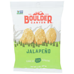 Boulder Canyon Jalapeno Kettle Cooked Potato Chips 2 oz Pegged