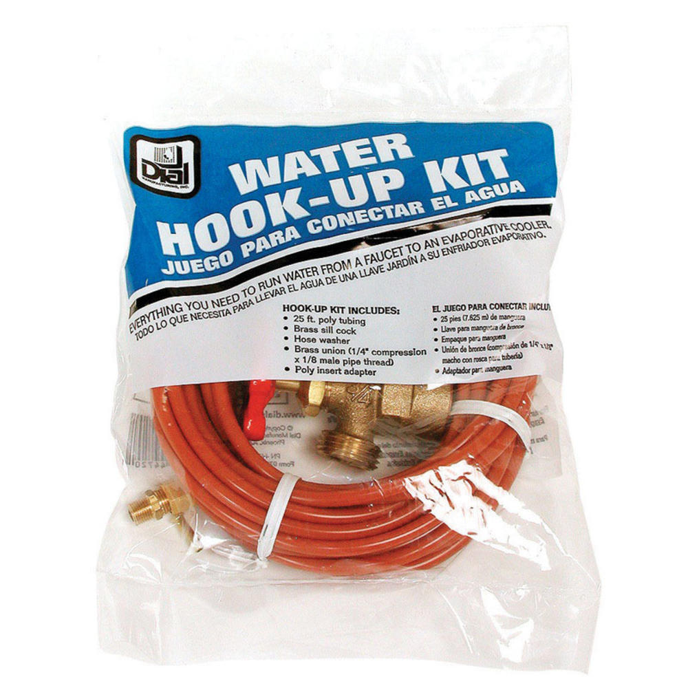 Dial Orange Plastic Evaporative Cooler Water Hook-Up Kit