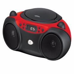 GPX BC232R Radio/CD Player Boombox - 1 x Disc - Red - CD-DA
