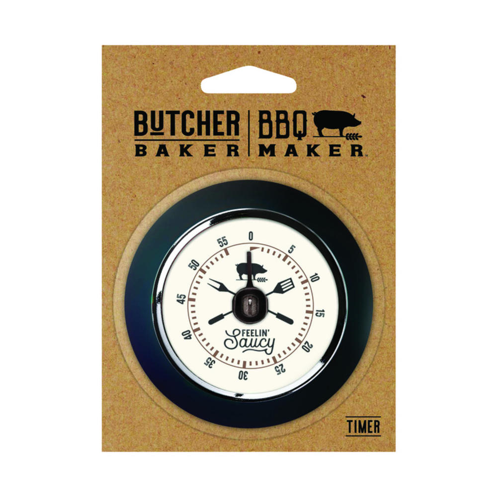 Open Road Brands Butcher Baker BBQ Maker Feelin' Saucy Timer Metal/Plastic 1 pk