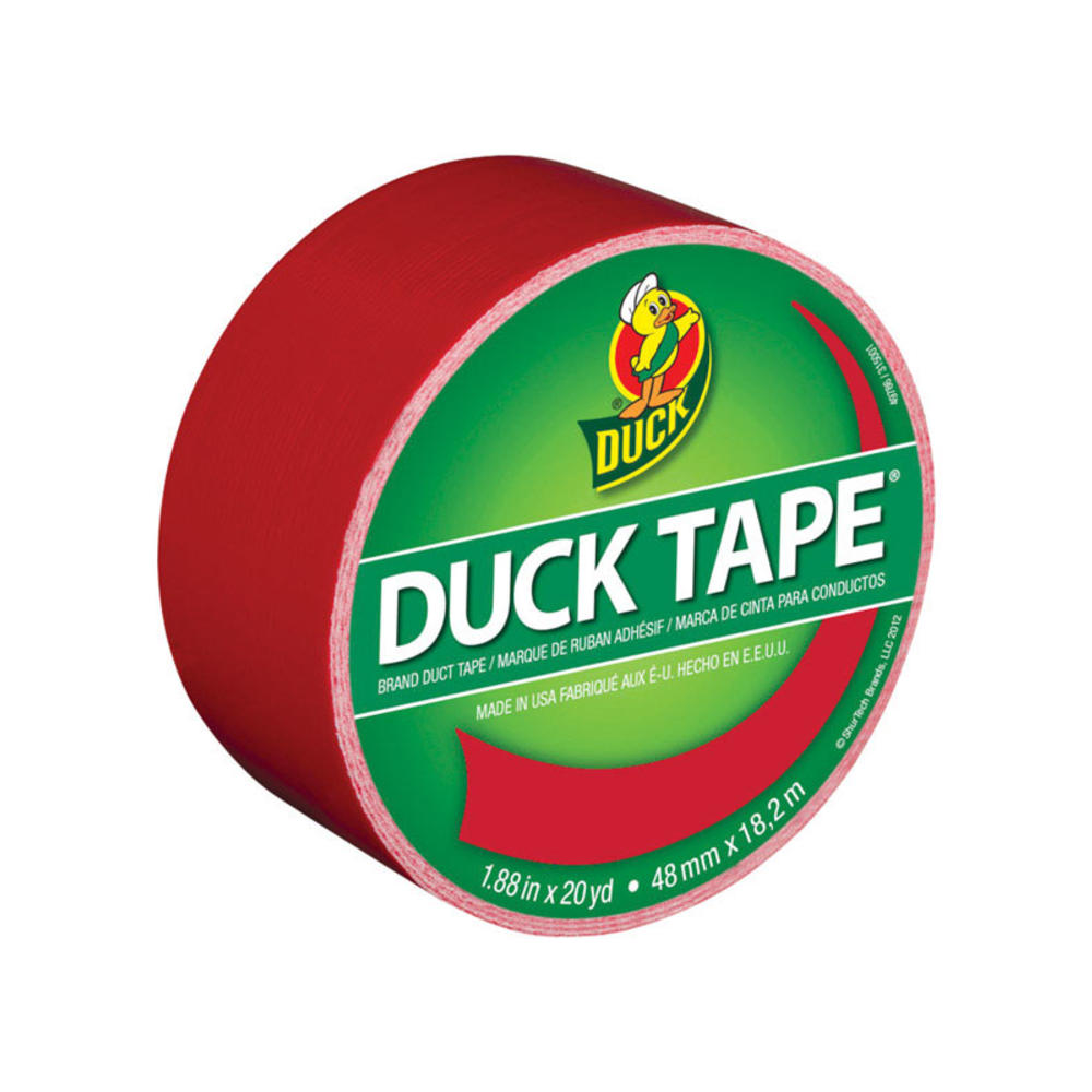 Duck 1.88 in. W X 20 yd L Red Solid Duct Tape