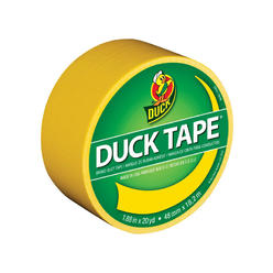 Duck Brand 1304966 Duck Tape 1.88 In. x 20 Yd. Colored Duct Tape, Yellow 1304966