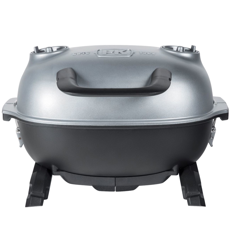 PK200SFL PK Grills 17 in. PKGO Charcoal Grill and Smoker Silver