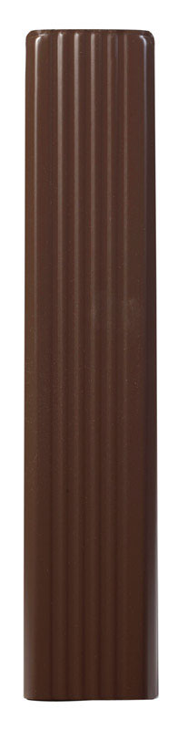 Amerimax 3 in. H X 2 in. W X 15 in. L Brown Aluminum K Downspout Extension