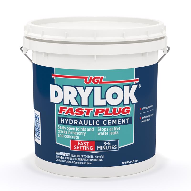 United Gilsonite Laboratories - UGL Drylok Fast Plug Hydraulic & Anchoring Cement 10 lb Gray