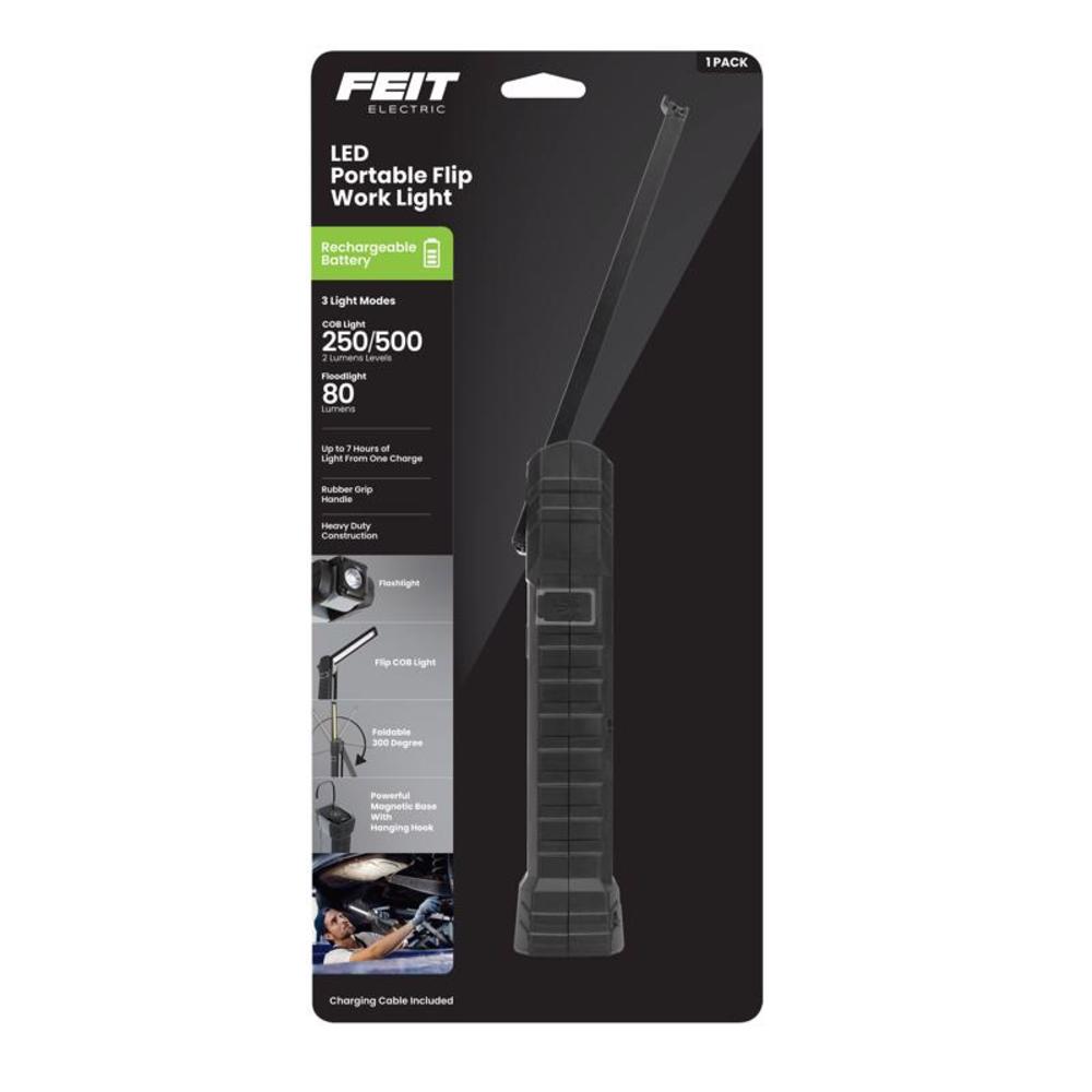 Feit Electric Feit 500 lm LED Rechargeable Handheld Work Light w/Magnet
