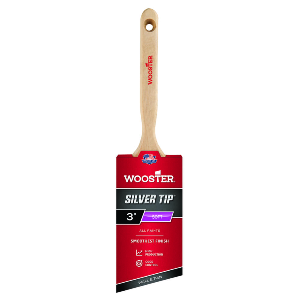 Wooster Silver Tip 3 in. Angle Paint Brush