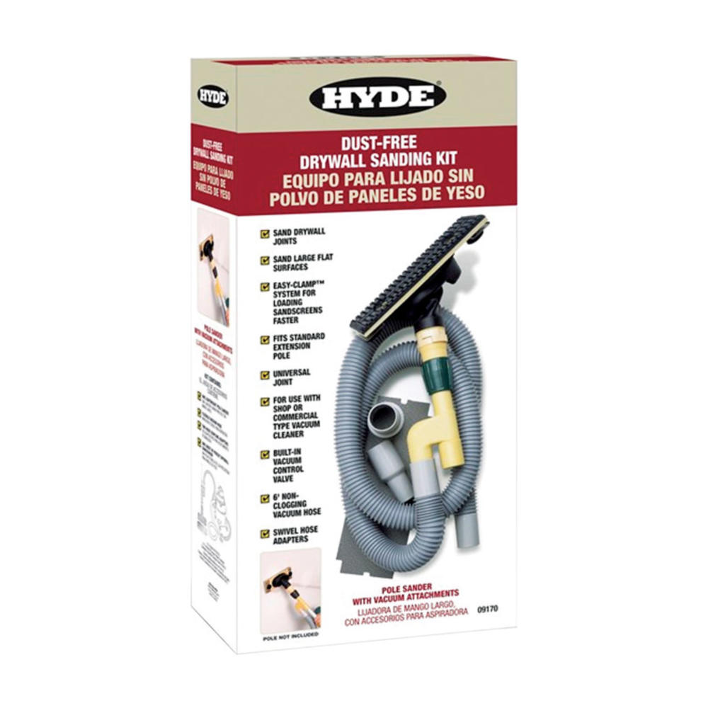 Hyde Polypropylene Dust-Free Vacuum Pole Sander Kit
