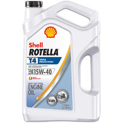 Shell ROTELLA 550045126 ROTELLA 15W40 Gallon Triple Protection Motor Oil 550045126 Pack of 3