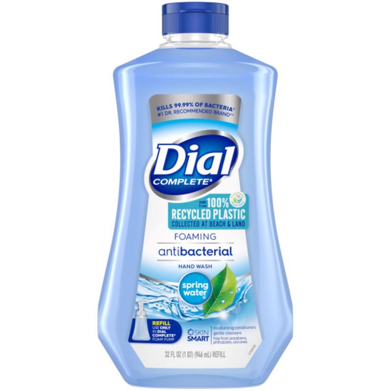 Dial Complete Spring Water Scent Antibacterial Foam Hand Wash 32 oz