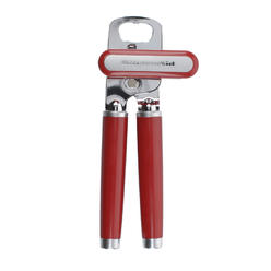 Lifetime Brands KitchenAid 6009342 Gloss Red ABS & Stainless Steel Manual Bottle & Can Opener