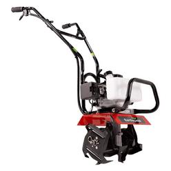 Earthquake 31452 Mac Tiller Cultivator, Powerful 33Cc 2-Cycle Viper Engine, Gear Drive Transmission, Lightweight, Easy To Carry,
