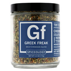 Spiceology Greek Freak Mediterranean Blend Seasoning Rub 4 oz