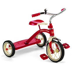 Radio Flyer Classic Red 10" Tricycle for Toddlers ages 2-4 (34B)