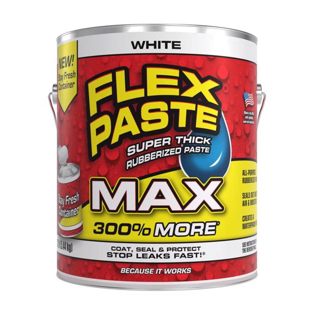 Flex Seal Family of Products Flex Paste MAX White Rubber Coating 12 lb