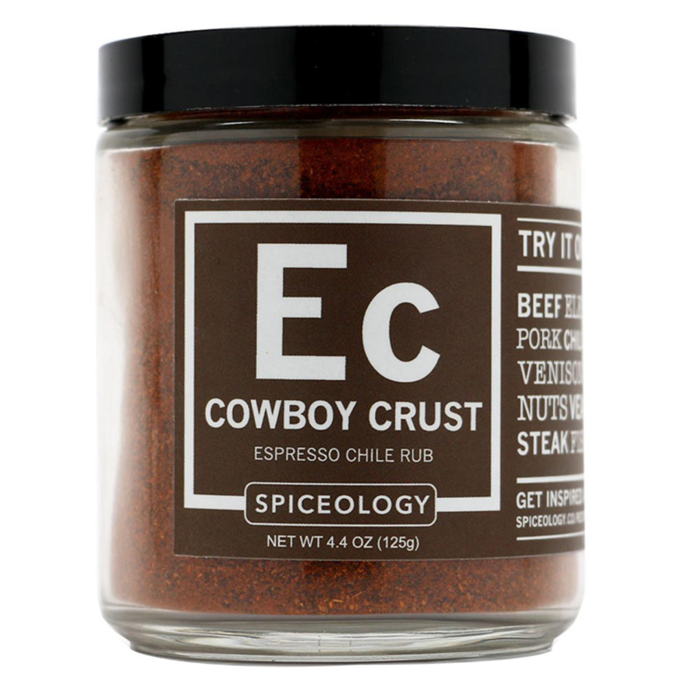 Spiceology Cowboy Crust Espresso Chile Seasoning Rub 4.4 oz