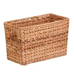 Honey Can Do Honey-Can-Do Banana Leaf 15-1/2 in. L X 5 in. W X 10 in. H Brown/Natural Magazine Basket