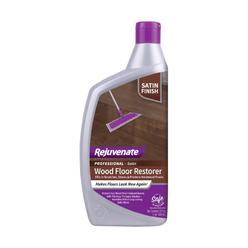 Rejuvenate Professional Wood Floor Restorer and Polish with Durable Finish Easy Mop On Application Satin Finish 32oz