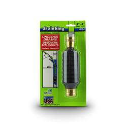 GT WATER PRODUCTS Drain King H34 Drain King Drain Opener,3" to 4" Size  H34