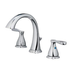 OakBrook Modena Chrome Widespread Bathroom Sink Faucet 6-8 in.