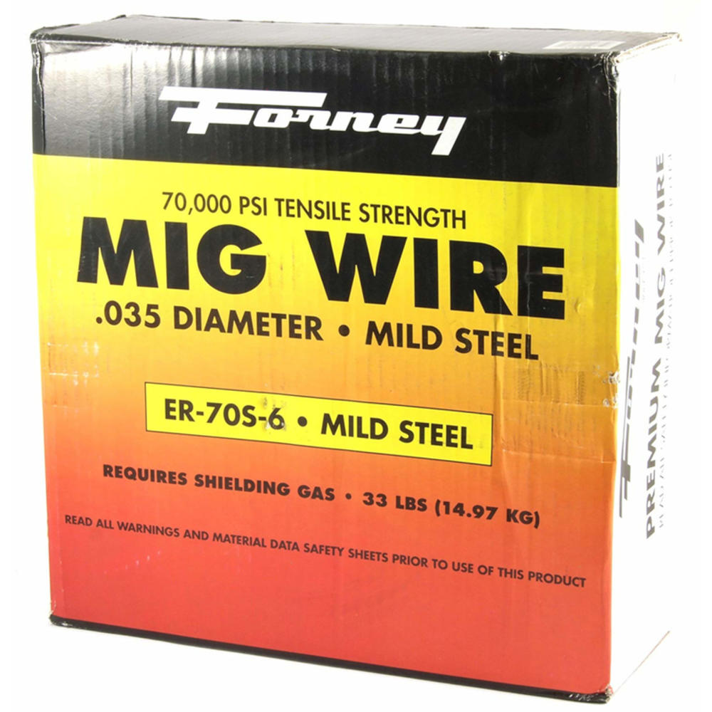 Forney ER70S-6 0.035 in. Mild Steel MIG Welding Wire 70000 psi 2 lb