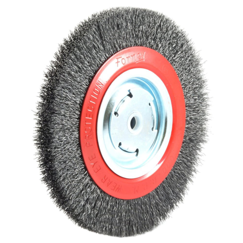 Forney 8 in. Crimped Wire Wheel Brush Metal 6000 rpm 1 pc