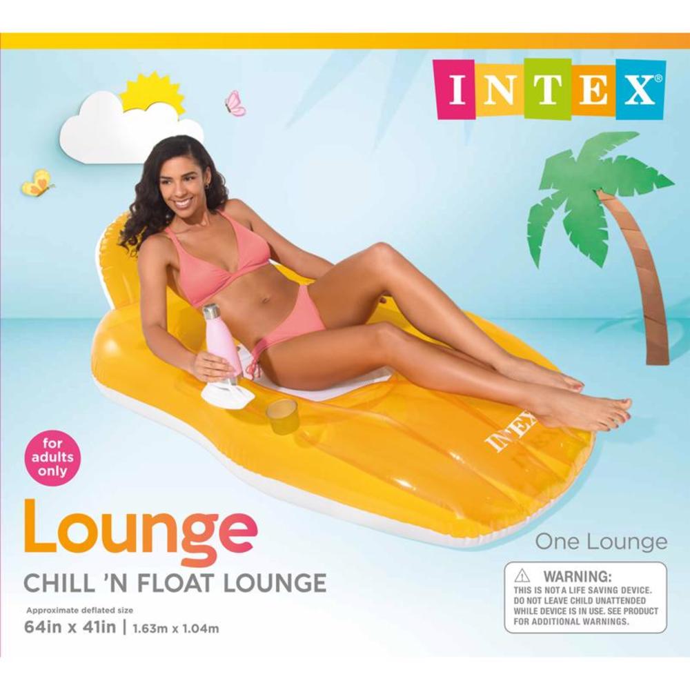Intex Assorted Vinyl Inflatable Chill 'N Float Pool Floating Lounger