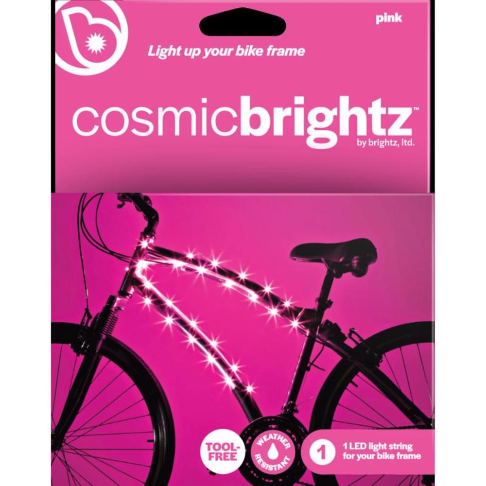 Brightz Cosmic Brightz Pink LED Bicycle Light Kit ABS Plastics 1 pk