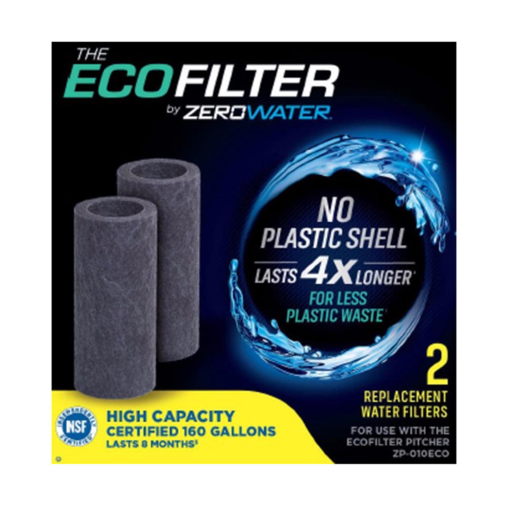 ZeroWater EcoFilter 10 cups Gray Replacement Pitcher Filter