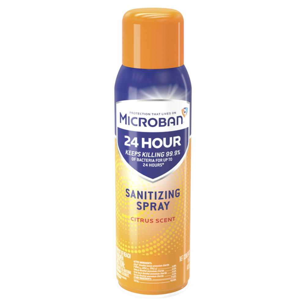 Microban Citrus Scent Sanitizer and Deodorizer 15 oz 1 pk