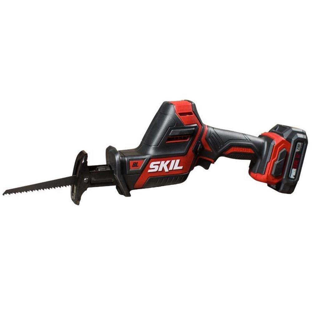 SKIL 12V PWRCORE 12 2 amps Cordless Brushless Compact Reciprocating Saw Kit (Battery & Charger)