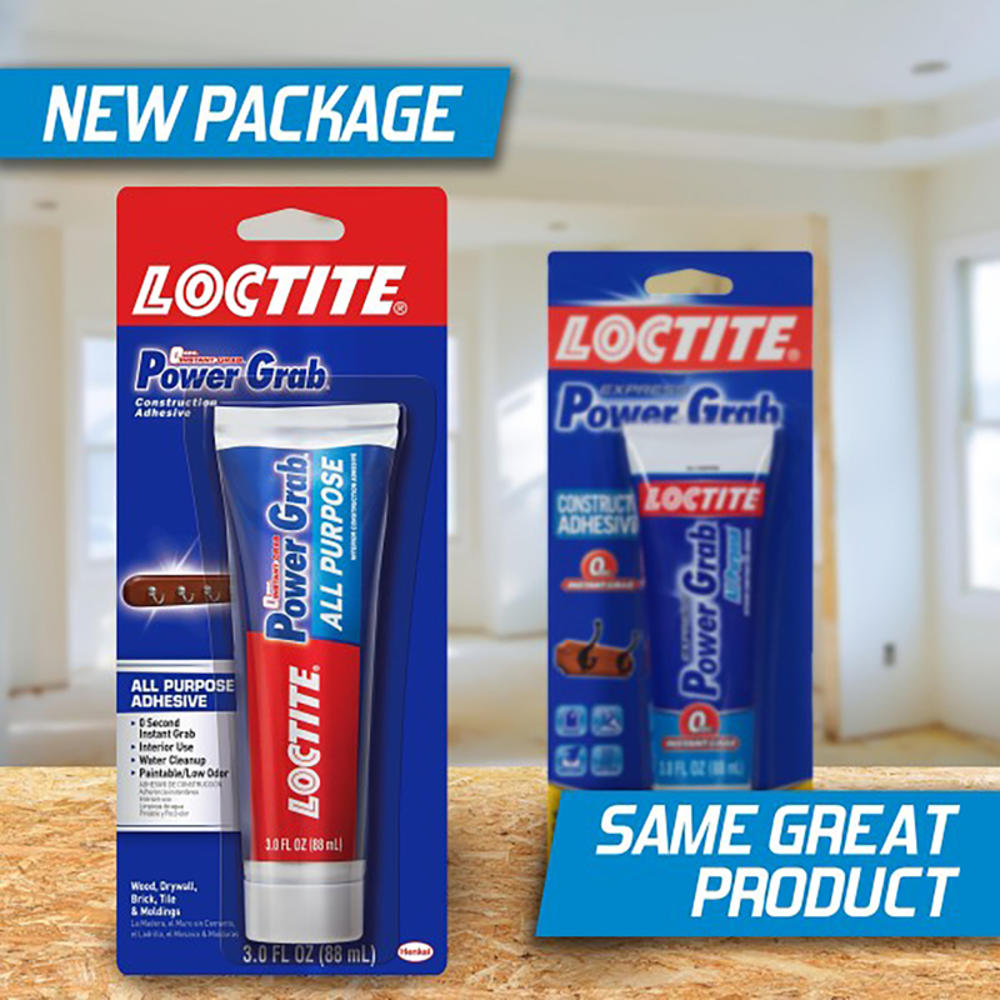 Loctite Power Grab Express All Purpose Synthetic Latex Construction Adhesive 3 oz