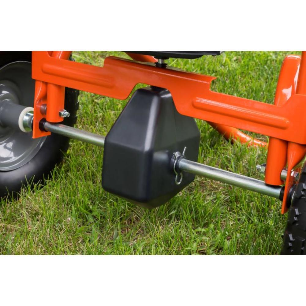 Agri-Fab 12 ft. W Push High-Output Spreader For Fertilizer/Ice Melt/Seed 130 lb. cap.