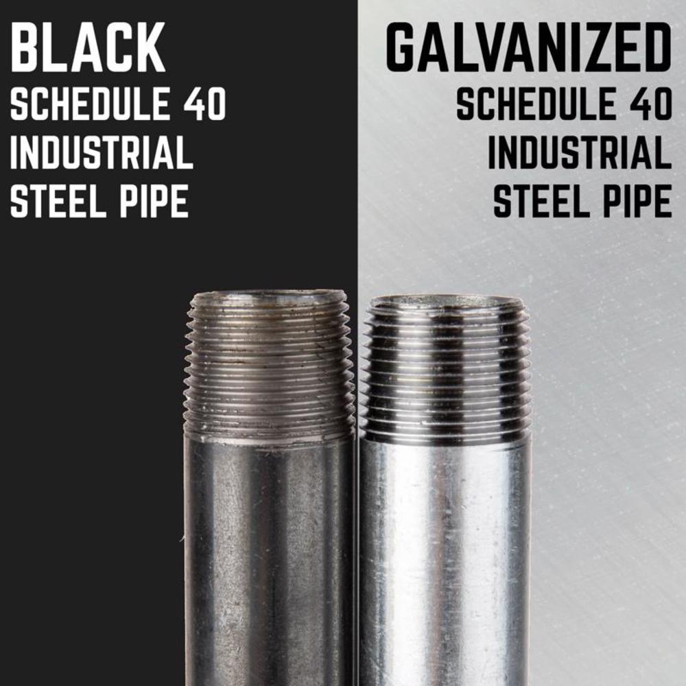 STZ Industries 3 in. MIP each Close Nipple Galvanized Steel Close Nipple