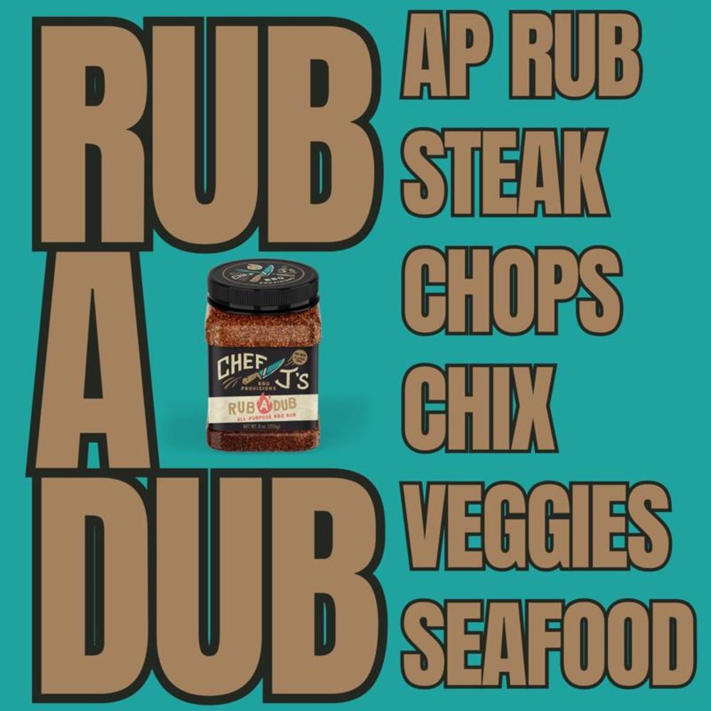 Chef J's BBQ Provisions Rub-A-Dub BBQ Rub 8 oz