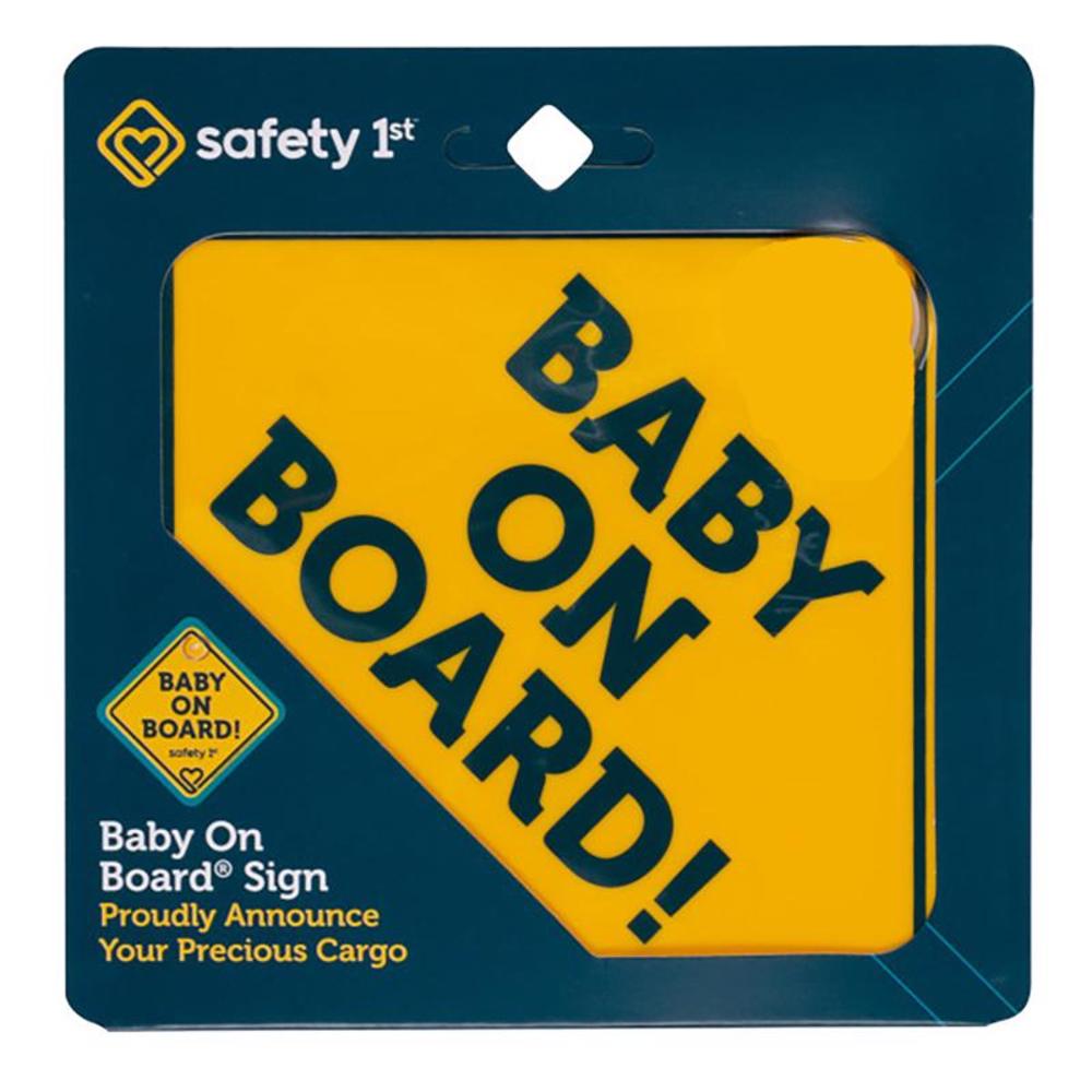 Safety 1st Yellow Plastic Baby On Board Magnet 1 pk