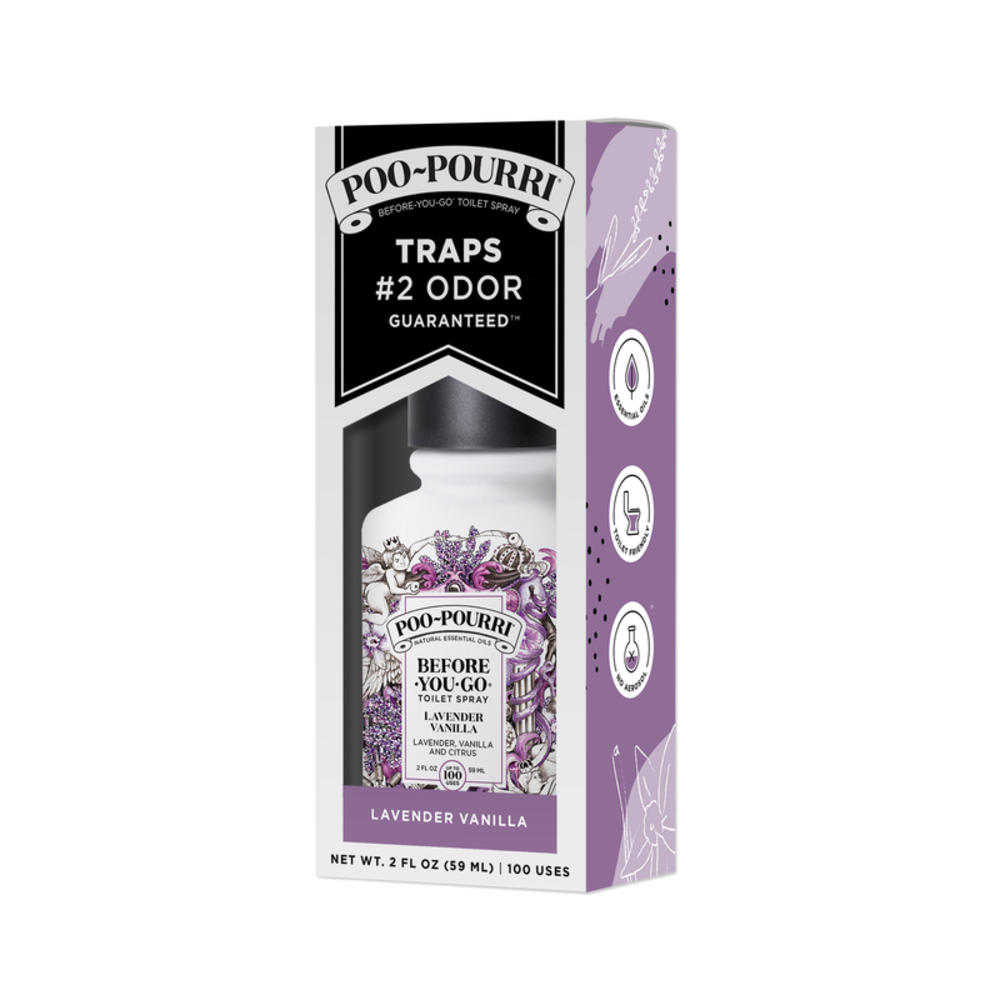 Poo Pourri Poo-Pourri Lavender Vanilla Scent Odor Eliminator 2 oz Liquid